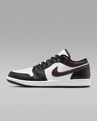 NIKE Air Jordan 1 Low ホワイト/ブラック/ブラウン Air Jordan 1 Low Men's Shoes. Nike SI